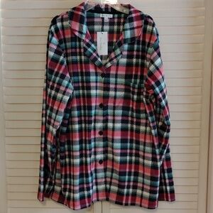 Vera Bradley Plaid Pajama Top